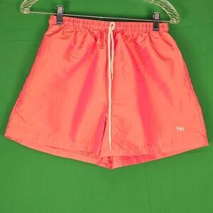 Mens Womens Orange‎ Pink Irredescent Shorts Unisex Medium